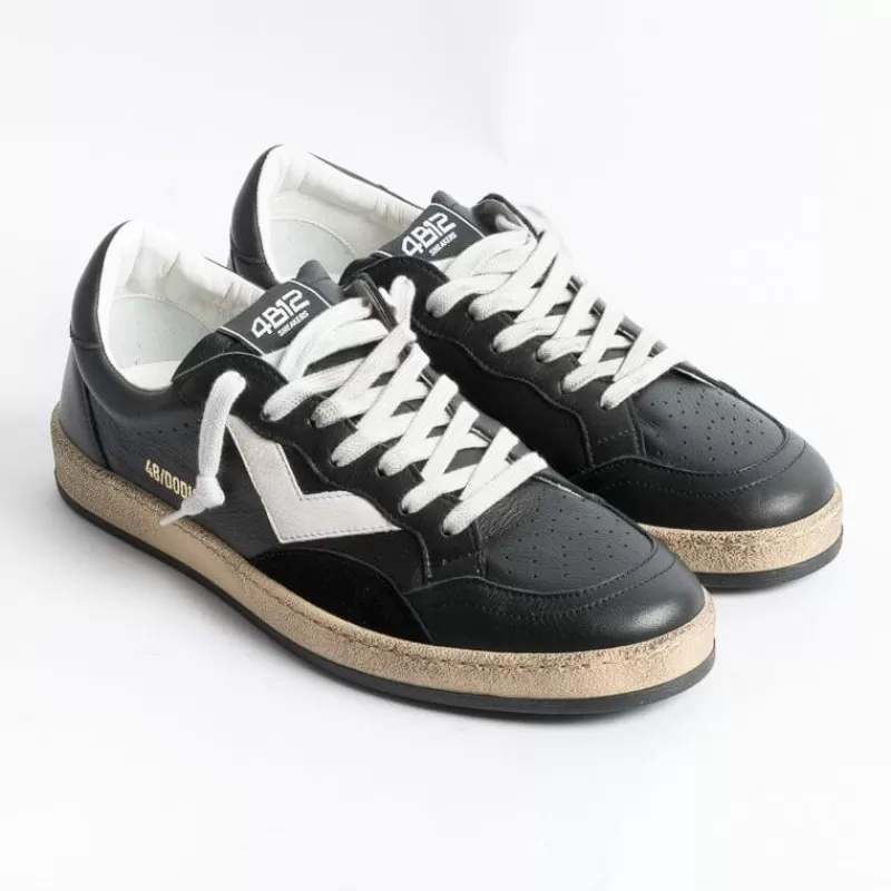 4B12 - COLLEZIONE UOMO 4B12 - Sneakers - Play U39 - Nero Bianco<Collezione Scarpe Uomo Sneakers