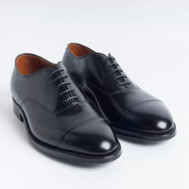 Alden - 907 - Francesina - Vitello Puntale - Nero<Collezione Scarpe Uomo Cerimonia