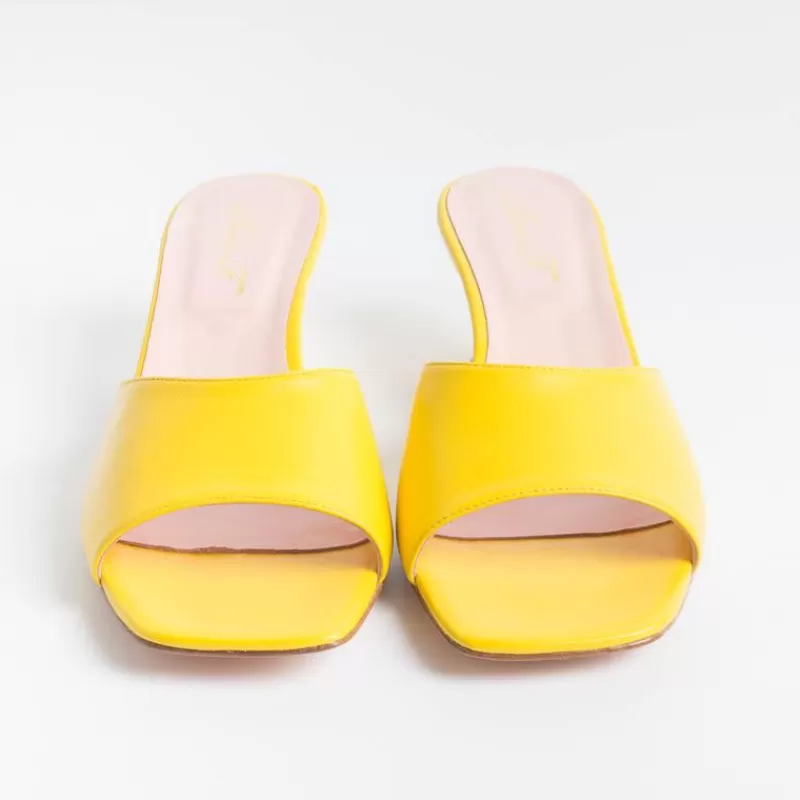 Anna F. - Mules - 3241 - Chiffon Giallo<Collezione Scarpe Donna Mules