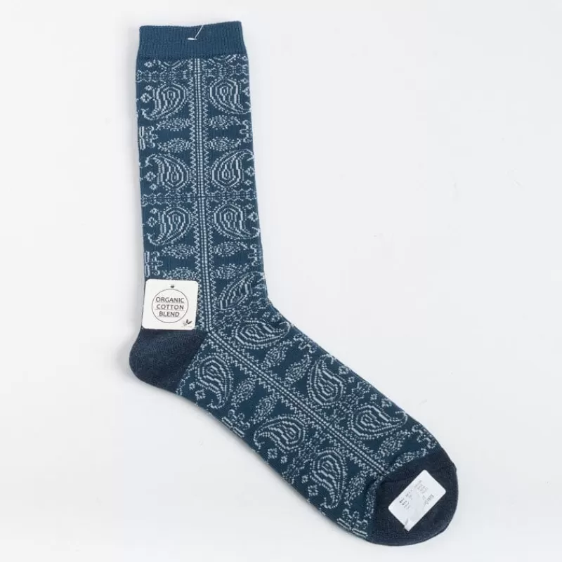 CappellettoShop Anonymous - Calzino - Blu / Bandana<Collezione Accessori Uomo Calzini