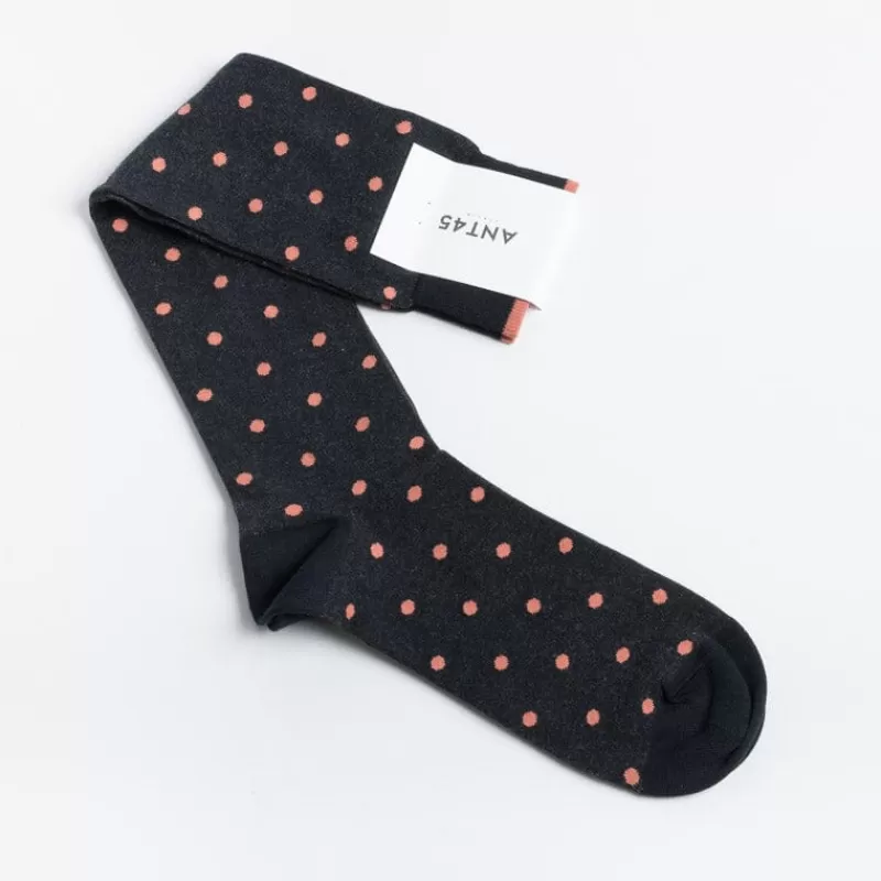 CappellettoShop Ant 45 - Dotty C02 - Navy Rosa<Collezione Accessori Uomo Calzini