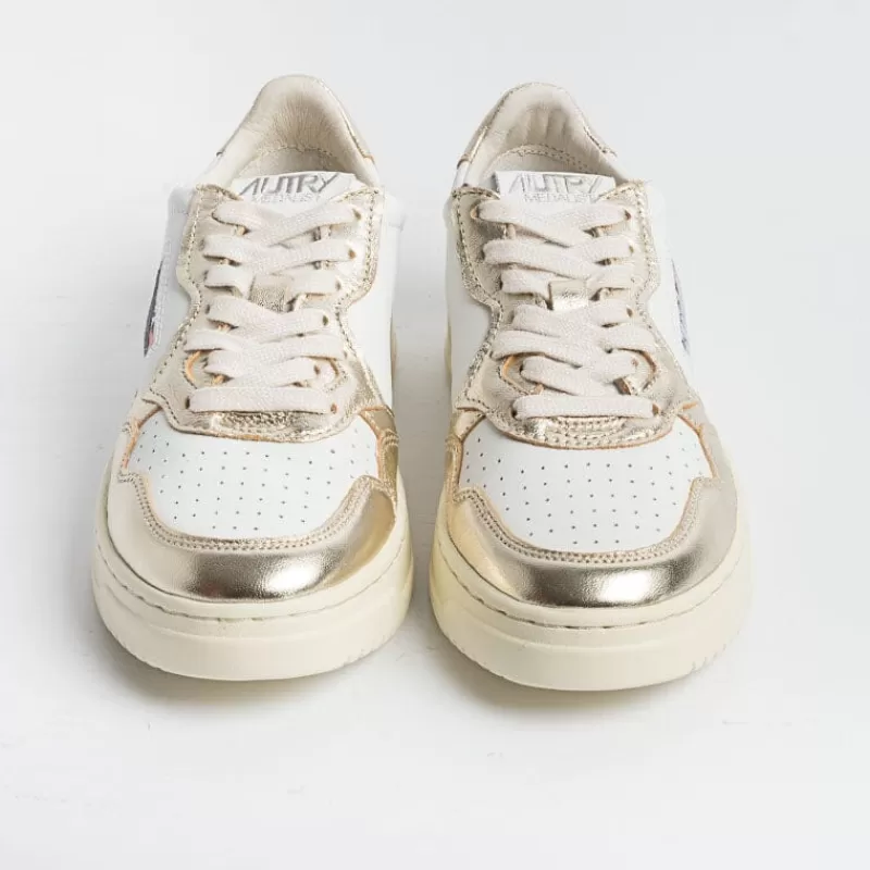 AUTRY - Collezione donna Autry - Aulw Wb16 - Sneakers Low Wom Leat - Bianco Platino<Collezione Scarpe Donna Sneakers