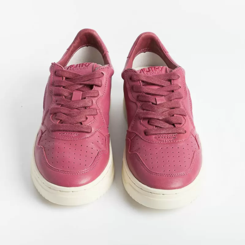 AUTRY - Collezione donna Autry Aulw Gg35 - Sneakers Low Wom Goat - Beet/Rosa Scuro<Collezione Scarpe Donna Sneakers