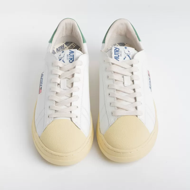 AUTRY - Collezione uomo Autry Sneakers Bllm Tc02 - Low Man Tc/Bob - Bianco/Verde<Collezione Scarpe Uomo Sneakers