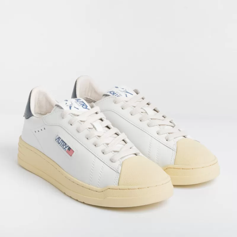 AUTRY - Collezione uomo Autry Sneakers Bllm Tc05 - Low Man Tc/Bob - Bianco/Blu<Collezione Scarpe Uomo Sneakers