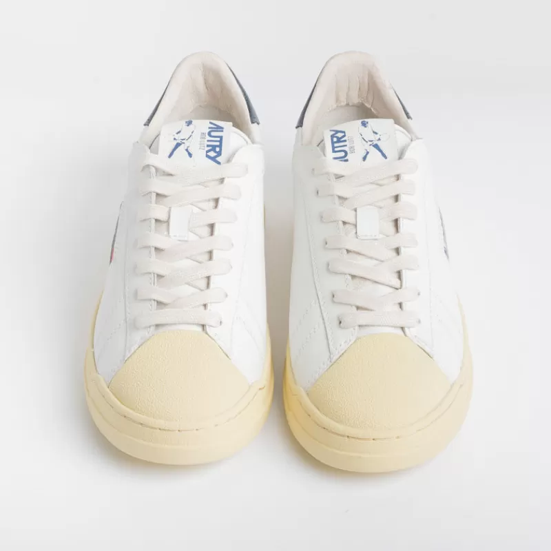 AUTRY - Collezione uomo Autry Sneakers Bllm Tc05 - Low Man Tc/Bob - Bianco/Blu<Collezione Scarpe Uomo Sneakers