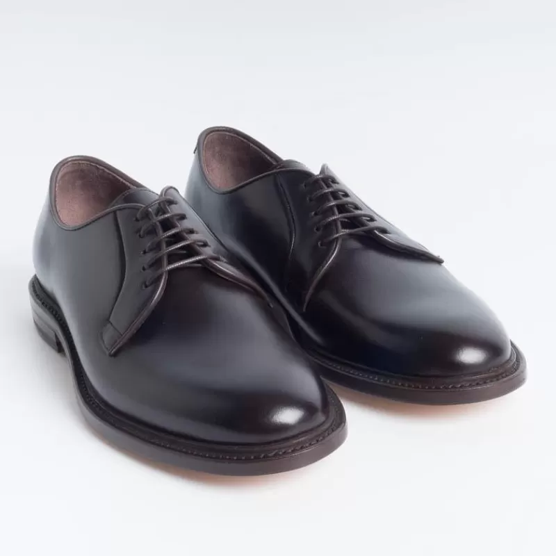 Berwick 1707 - 5137 - Derby - Cross Moka<Collezione Scarpe Uomo Allacciate