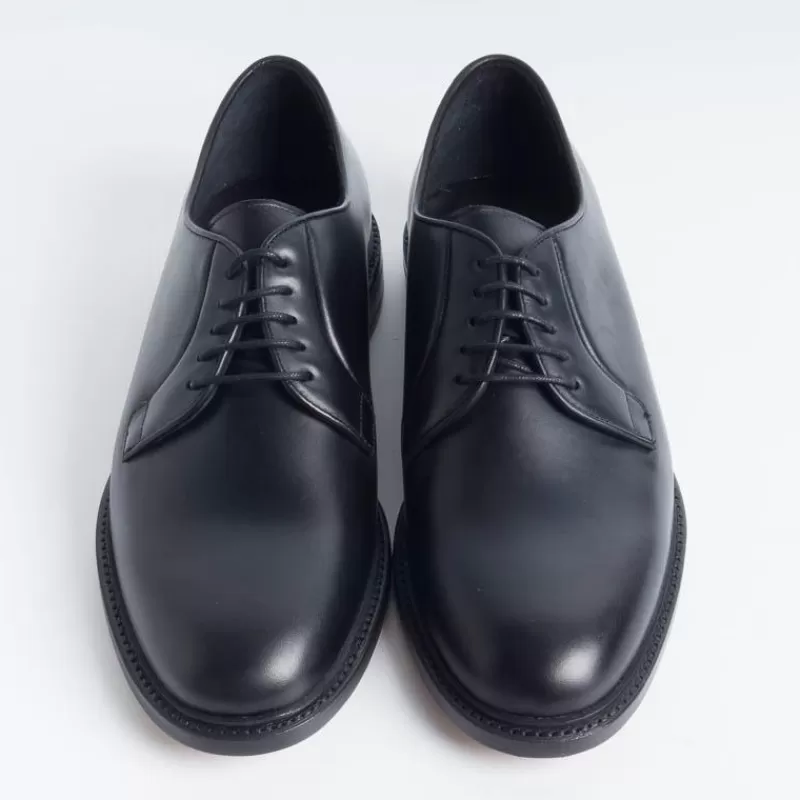 Berwick 1707 - 5137 - Derby - Cross Negro (Interno Sfoderato)<Collezione Scarpe Uomo Allacciate