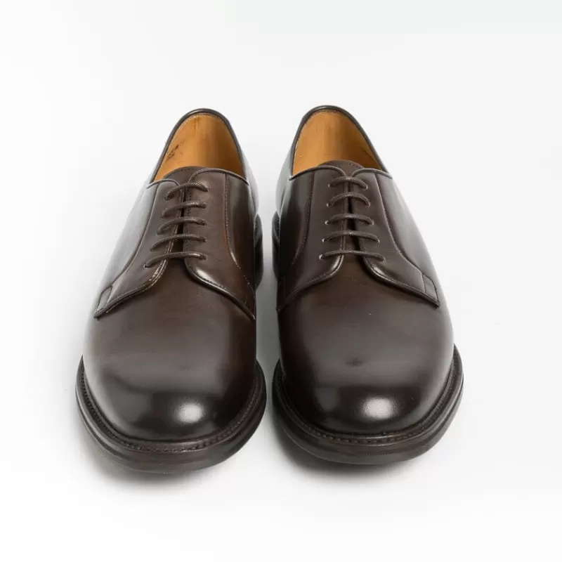 Berwick 1707 - 5170 - Derby - Nomera Testa Di Moro<Collezione Scarpe Uomo Allacciate