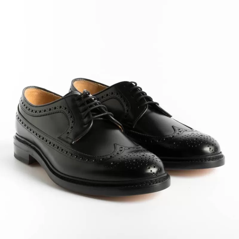 Berwick 1707 - 5273 Derby - Rois Nero<Collezione Scarpe Uomo Allacciate