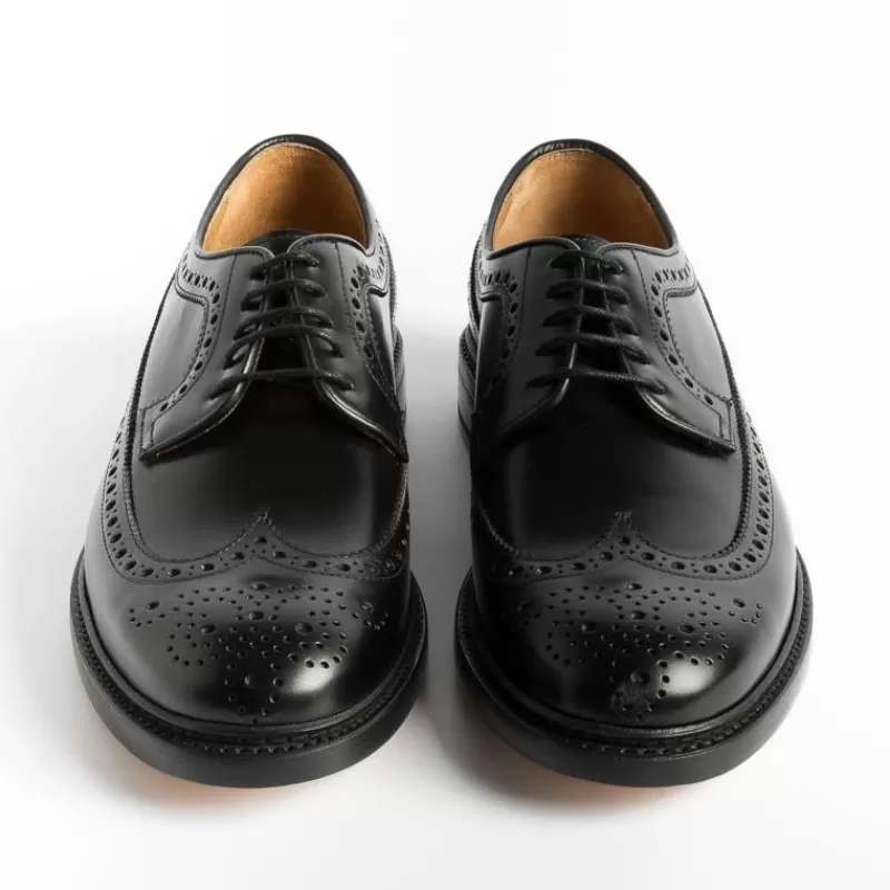 Berwick 1707 - 5273 Derby - Rois Nero<Collezione Scarpe Uomo Allacciate