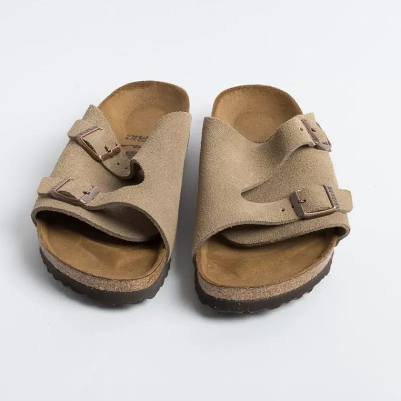 BIRKENSTOCK - Sandali Bassi 1023891 - Zurich Bs - Taupe<Collezione Scarpe Donna Sandali Bassi