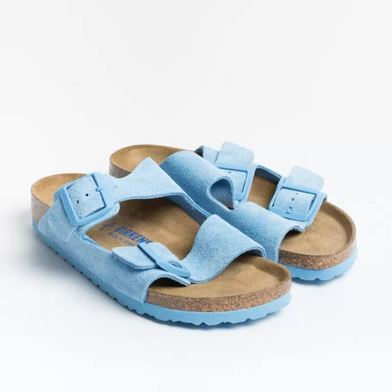 BIRKENSTOCK - Sandali Bassi 1024066 -Arizona Bs - Sky Blue<Collezione Scarpe Donna Sandali Bassi