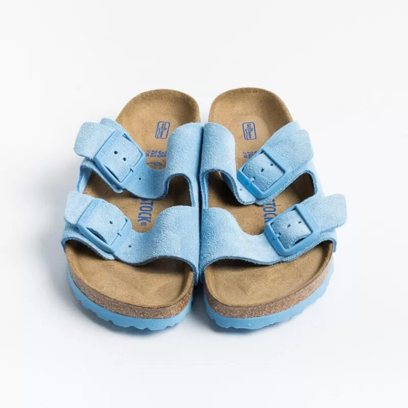 BIRKENSTOCK - Sandali Bassi 1024066 -Arizona Bs - Sky Blue<Collezione Scarpe Donna Sandali Bassi