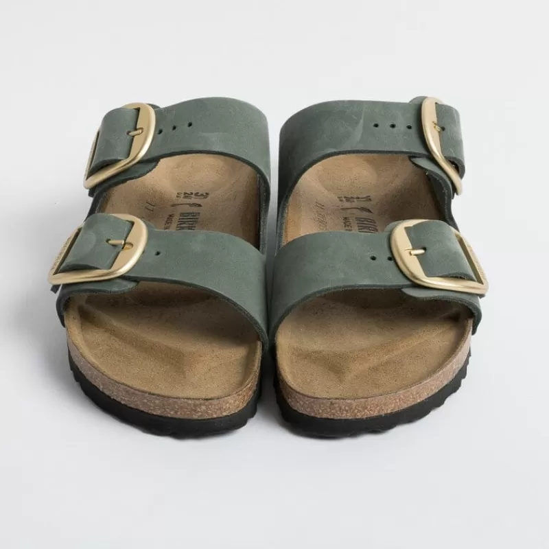 BIRKENSTOCK - Sandali Bassi 1025367 - Arizona Big Buckle - Thyme<Collezione Scarpe Donna Sandali Bassi