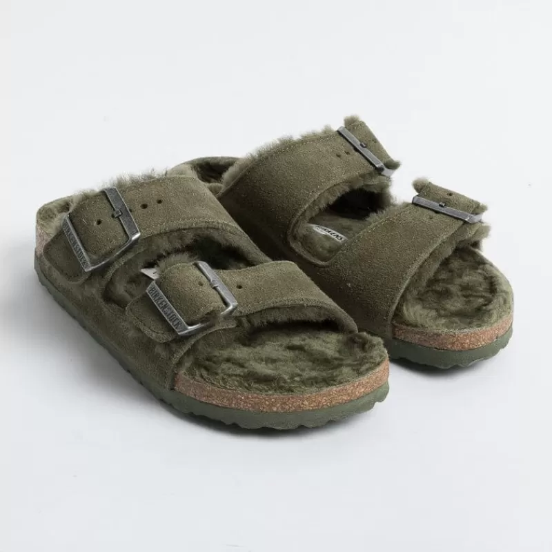 BIRKENSTOCK - Sandali Bassi 1025687 - Arizona Shearling - Timo<Collezione Scarpe Donna Sandali Bassi