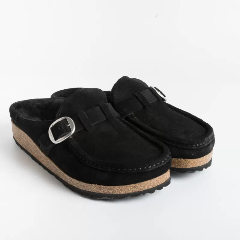 BIRKENSTOCK - Sleepers 1018126 - Buckley - Shearling Nero<Collezione Scarpe Donna Sabot E Sleepers