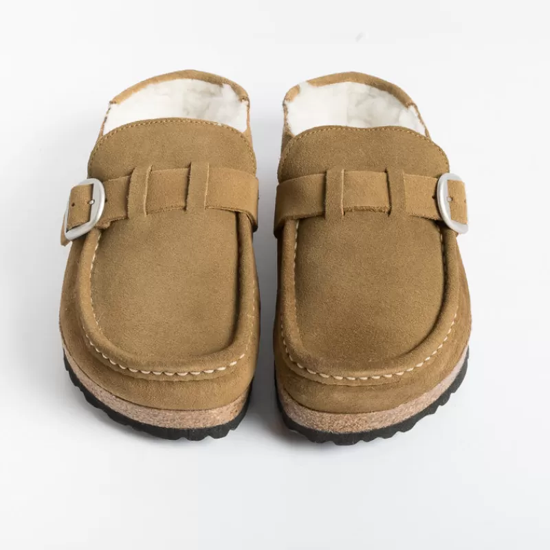 BIRKENSTOCK - Sleepers 1018126 - Buckley - Shearling Tea<Collezione Scarpe Donna Sabot E Sleepers