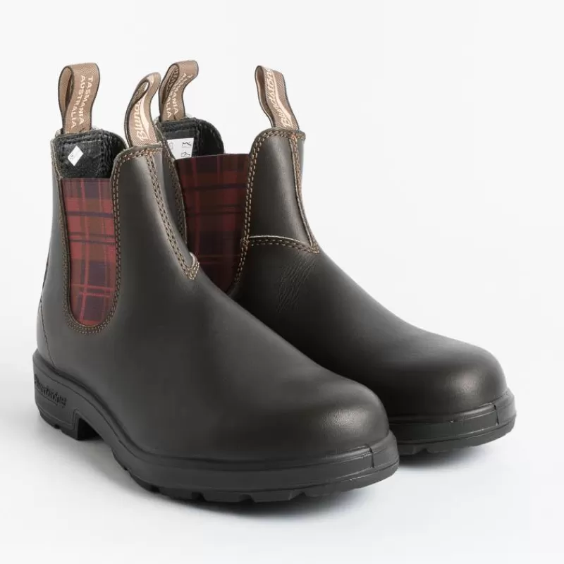 Blundstone - Stivaletto 2100 - Marrone Quadri Rosso<Collezione Scarpe Uomo Polacchi