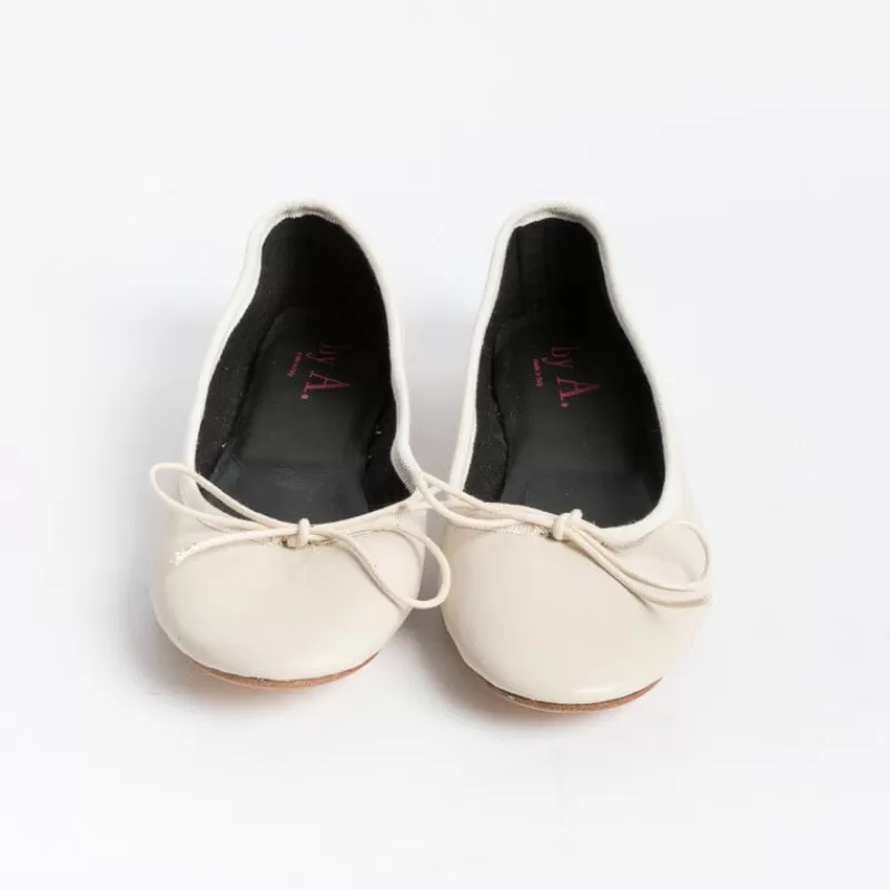 BY A - Ballerina - 4111 - Nappa Gesso<Collezione Scarpe Donna Ballerine