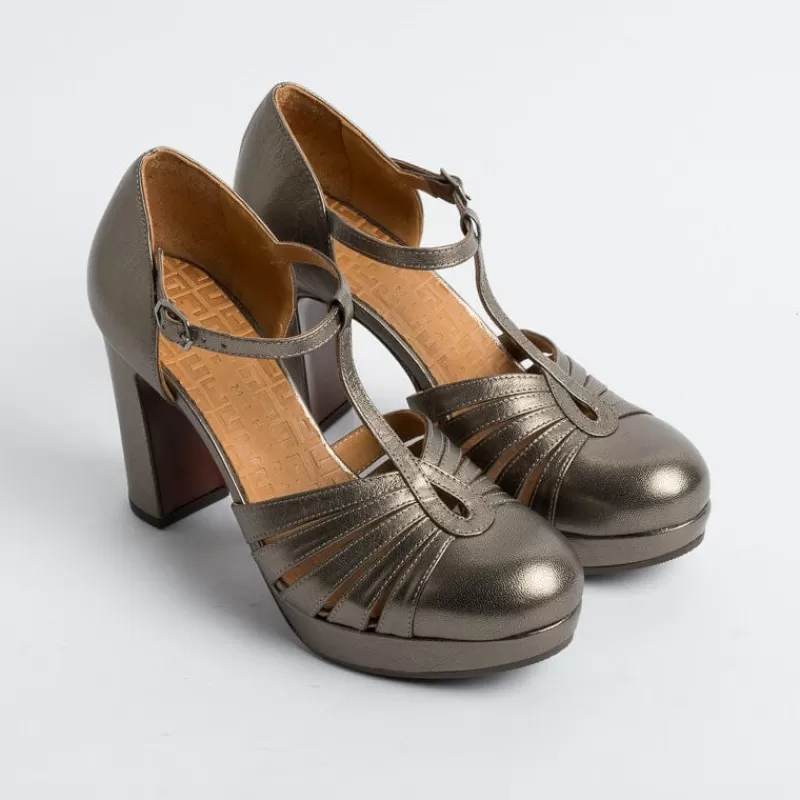 CHIE MIHARA - Collezione Donna Chie Mihara - Decollete - Yeilo - Peltro<Collezione Scarpe Donna Decollete