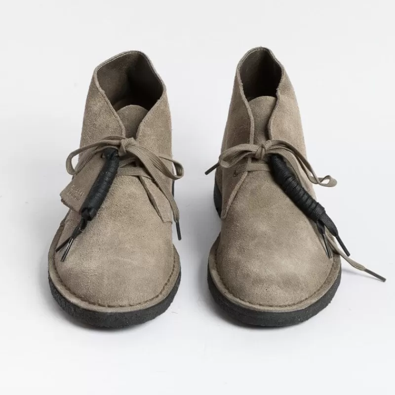 CLARKS - Collezione Uomo Clarks - Polacco - Desert Boot - Grigio<Collezione Scarpe Uomo Polacchi