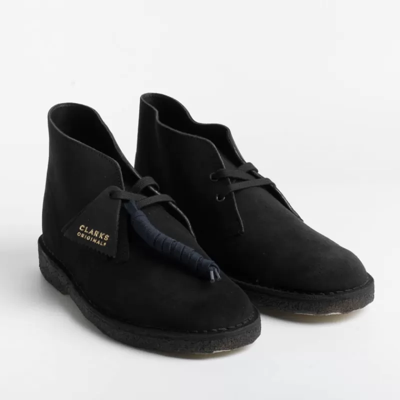 CLARKS - Collezione Uomo Clarks - Polacco - Desert Coal - Camoscio Navy<Collezione Scarpe Uomo Polacchi