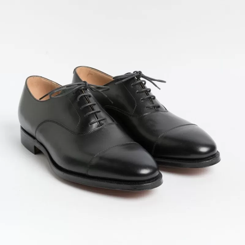 CROCKETT & JONES - Francesina - Connaught - 27742A - Pelle Nero<Collezione Scarpe Uomo Francesine