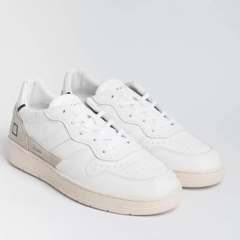 DATE - Sneakers - Court 2.0 - C2Wcin - Bianco Naturale<Collezione Scarpe Uomo Sneakers