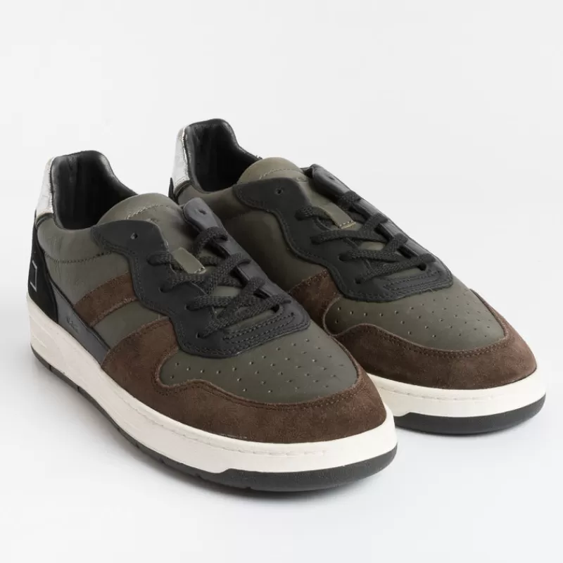 DATE - Sneakers - Court N371 - Verde Army<Collezione Scarpe Uomo Sneakers