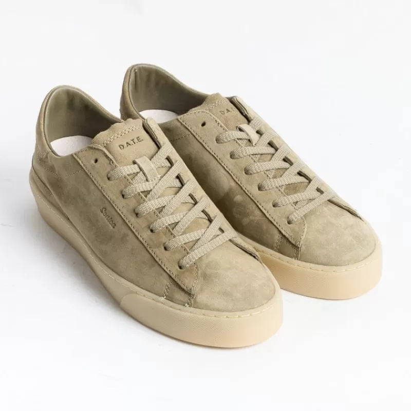 DATE - Sneakers - Sonica - Mono Verde Army<Collezione Scarpe Uomo Sneakers