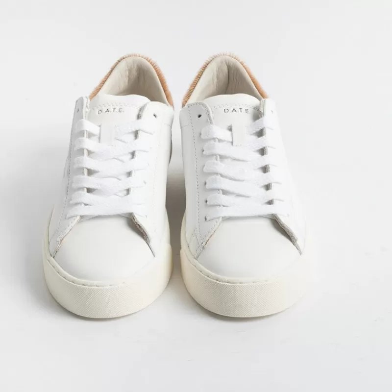 DATE - Sneakers - Sonica Calf - Bianco Beige<Collezione Scarpe Donna Sneakers