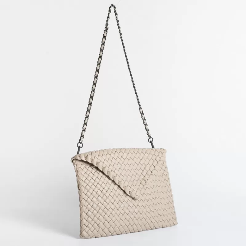 Falorni Italia Le Borse Falorni - Borsa A Tracolla - 2796 - Beige<Collezione Borse Donna Borse A Tracolla