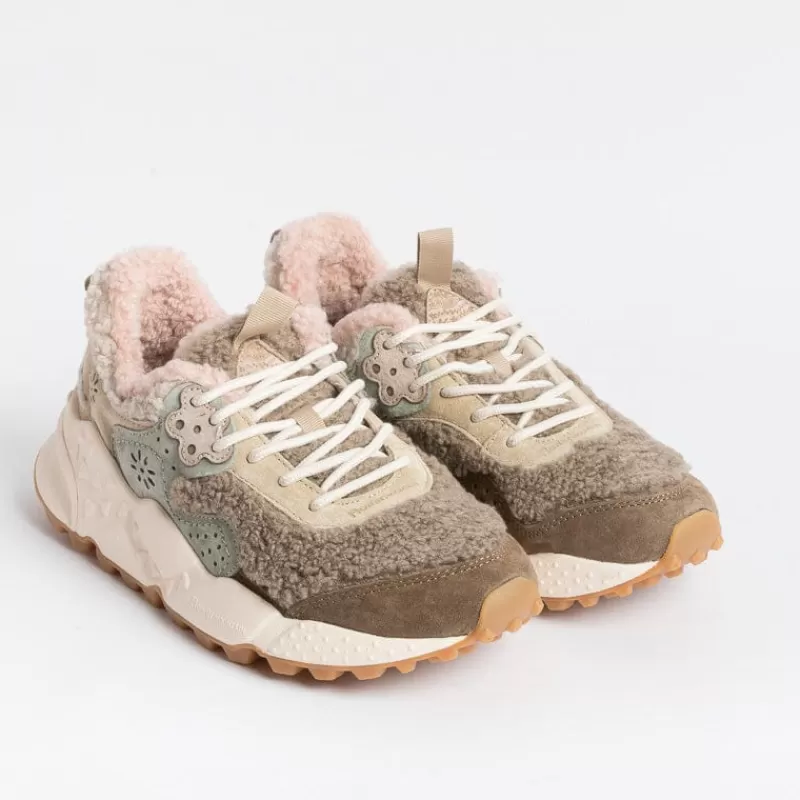 FLOWER MOUNTAIN - Sneakers Kotetsu 1E03 - Teddy Beige Pink<Collezione Scarpe Donna Sneakers