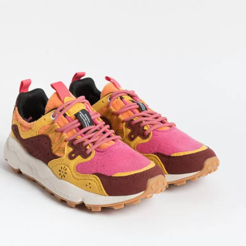 FLOWER MOUNTAIN - Sneakers Yamano 1L11 - Fucsia Lana<Collezione Scarpe Donna Sneakers