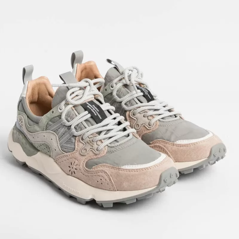 FLOWER MOUNTAIN - Sneakers Yamano 1M15 - Grigio/ Rosa<Collezione Scarpe Donna Sneakers