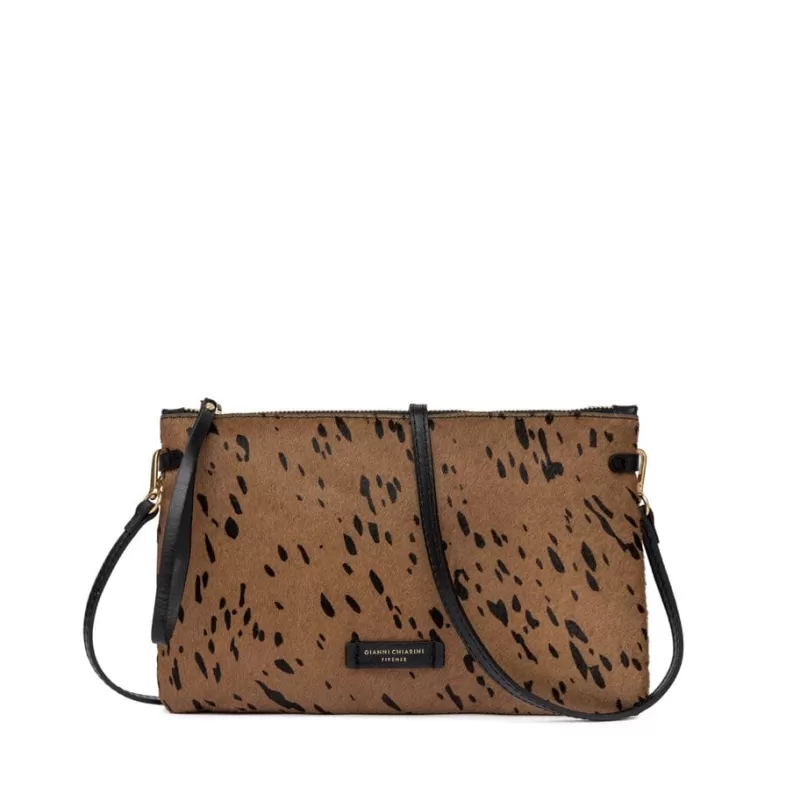 Gianni Chiarini - Hermy - Bs 3905 - Leo Spot Nera<Collezione Borse Donna Borse A Mano