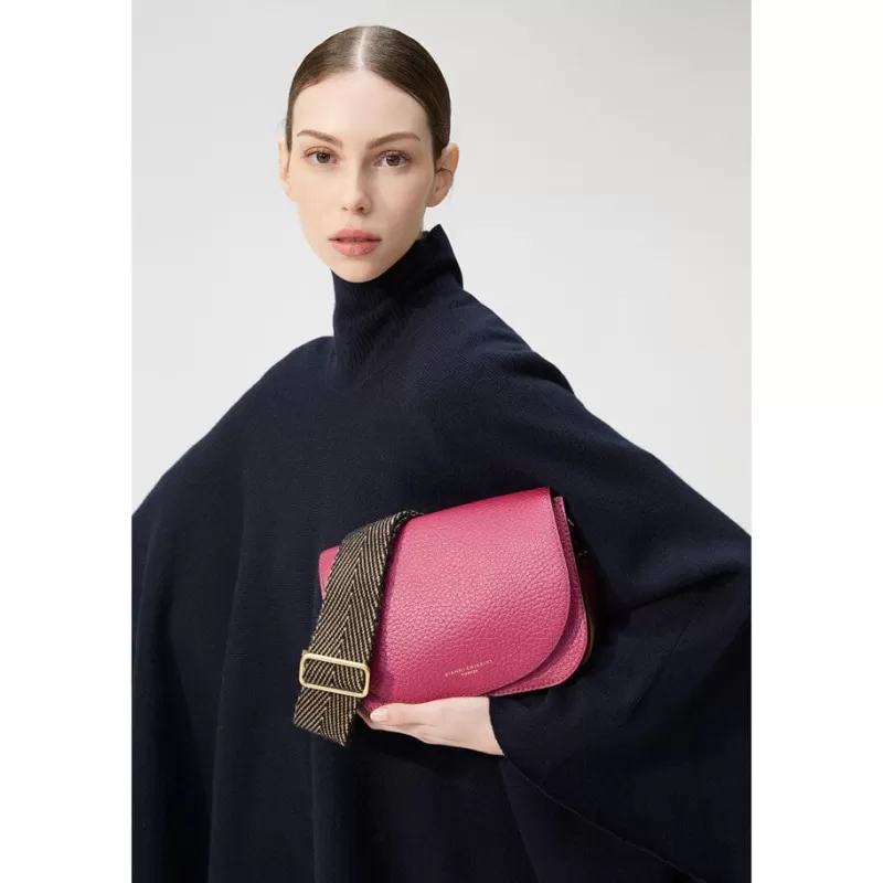 Gianni Chiarini Firenze - Bs 10115 - Tara - Hot Pink Cognac<Collezione Borse Donna Borse A Tracolla