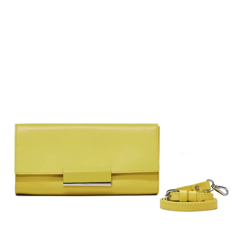 Gianni Chiarini Firenze - Clutch Lily - Bs 10196 - Giallo Polline<Collezione Scarpe Donna Cerimonia - Scarpe E Pochette