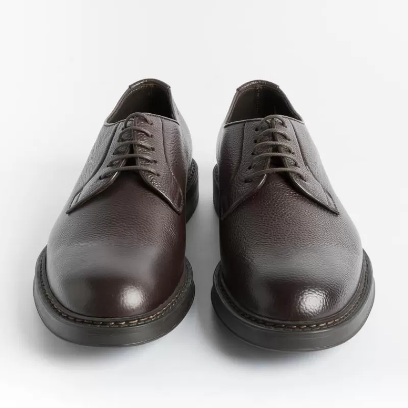 HENDERSON - Derby - 80200 - Testa Di Moro<Collezione Scarpe Uomo Allacciate