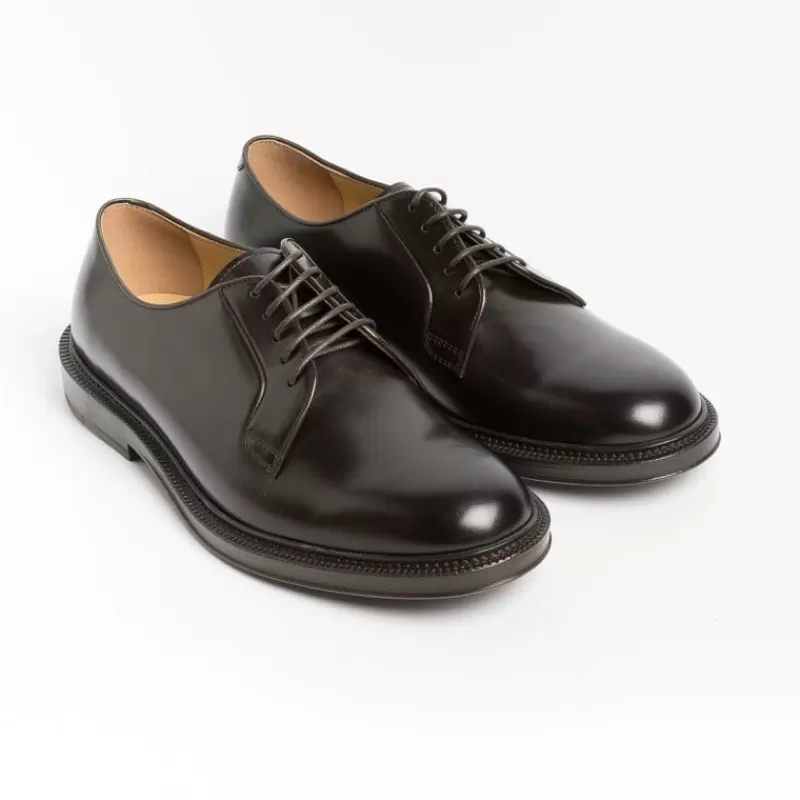 HENDERSON - Derby - 83204 - Testa Di Moro<Collezione Scarpe Uomo Allacciate