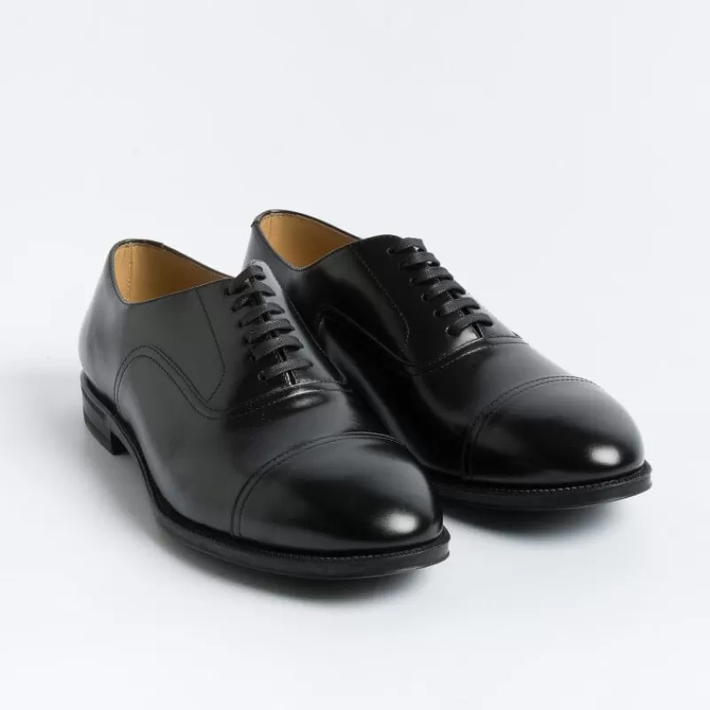 HENDERSON - Francesina - 82303 - Vitello Nero Fondo Gomma<Collezione Scarpe Uomo Cerimonia