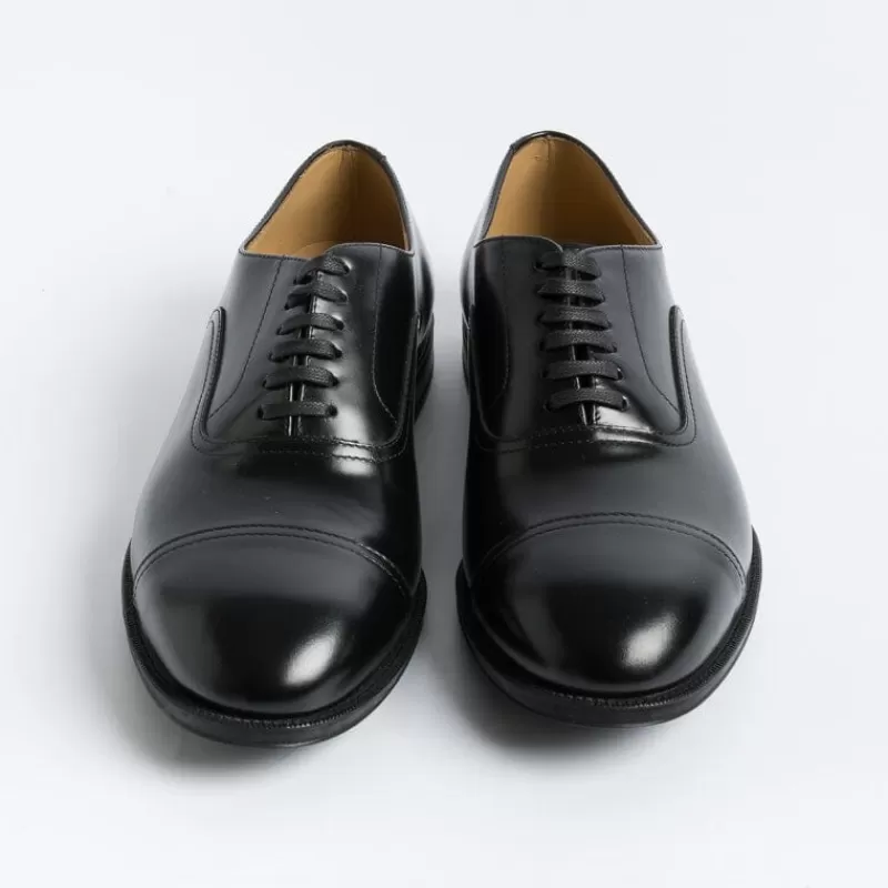 HENDERSON - Francesina - 82303 - Vitello Nero Fondo Gomma<Collezione Scarpe Uomo Cerimonia