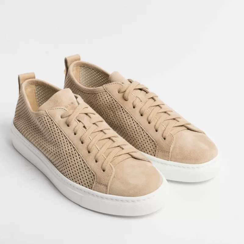 HENDERSON - Collezione Donna Henderson - Sneakers - Aria - Suede Beige<Collezione Scarpe Donna Sneakers