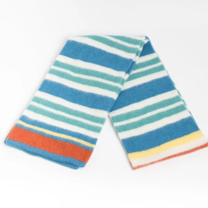 HOWLING - Sciarpa Unisex - Splash - Multicolore Blu, Arancione, Giallo, Verde<Collezione Accessori Uomo Sciarpe