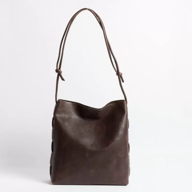 Il Bisonte - Bsh182 - Borsa A Spalla - Caffe<Collezione Borse Donna Borse A Tracolla