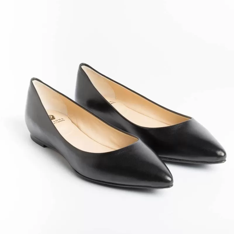 L'Arianna L' Arianna - Ballerina Bl1011 - Siviglia - Nero Fondo Gomma<Collezione Scarpe Donna Ballerine