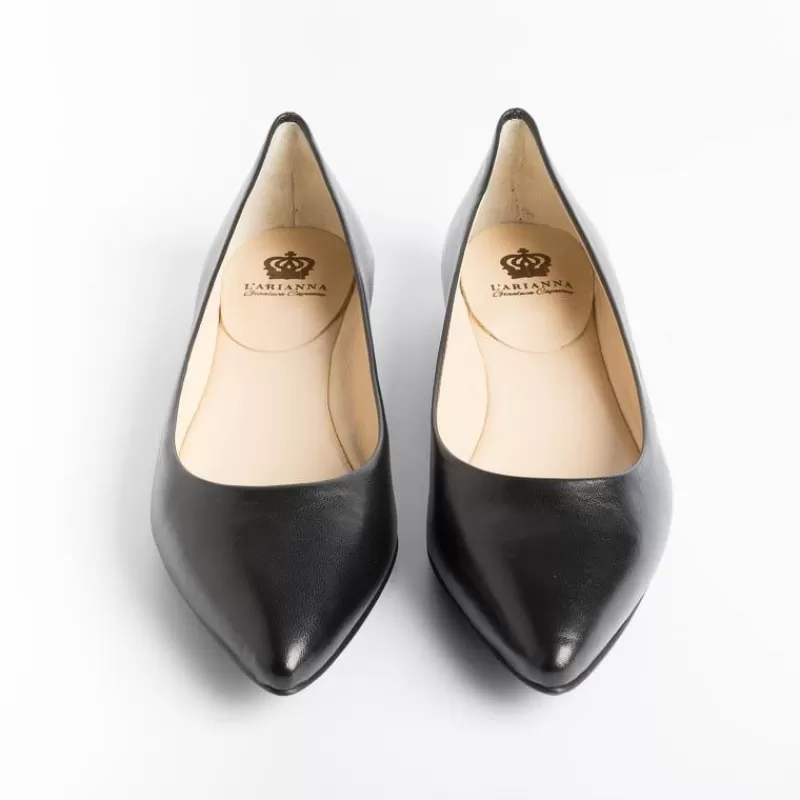 L'Arianna L' Arianna - Ballerina Bl1011 - Siviglia - Nero Fondo Gomma<Collezione Scarpe Donna Ballerine