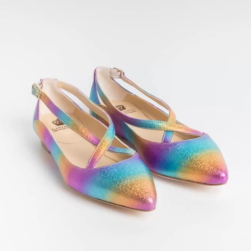 L'Arianna L' Arianna - Ballerina Bl1218 - Laminato Multicolour<Collezione Scarpe Donna Ballerine