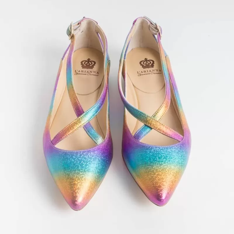 L'Arianna L' Arianna - Ballerina Bl1218 - Laminato Multicolour<Collezione Scarpe Donna Ballerine